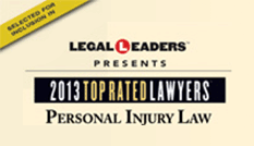 2013 Top Rated Lawyers - Personal Injury Law